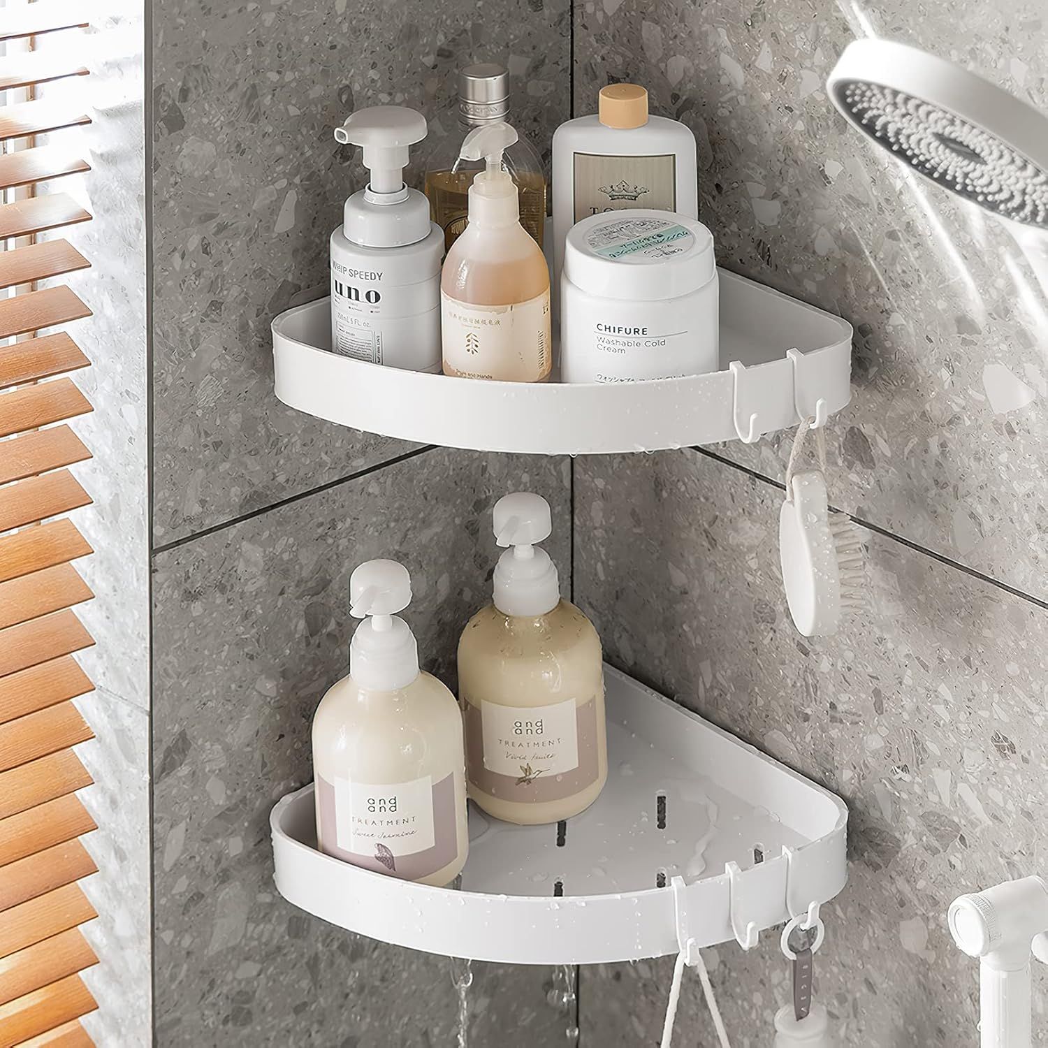 Ulteronixshop-Etagere Douche Angle, Etagère de Douche d'angle en av...