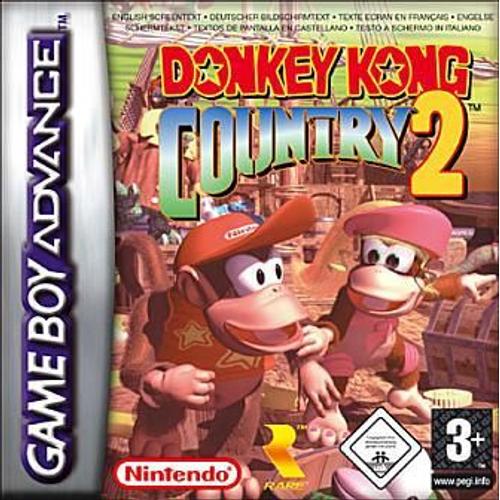 Donkey Kong Country 2 - Ensemble Complet - Game Boy Advance - Cartouche De Jeu