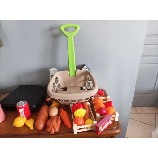 Mini chariot de courses avec 25 objets