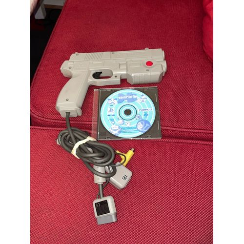 Pistolet G-Con 1 Namco + Jeu Point Blank 3 Pour Ps1