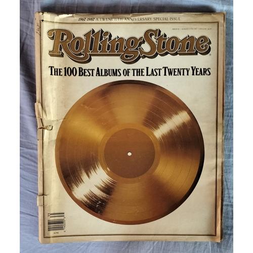 Rolling Stone Magazine Août 1987 #507 - 100 Best Albums Of All Time