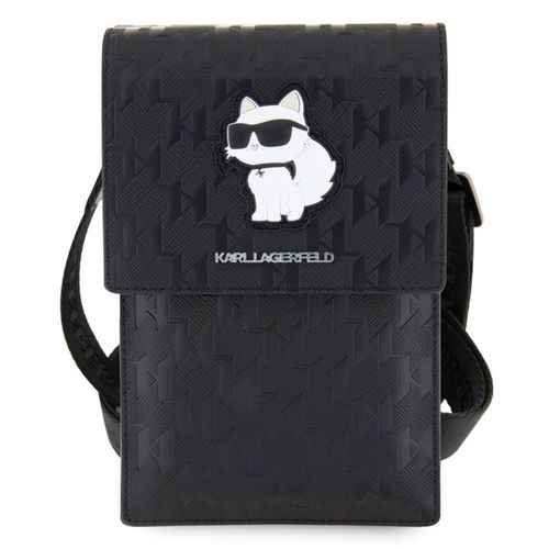 Karl Lagerfeld Sac Téléphone Monogram Choupette Noir