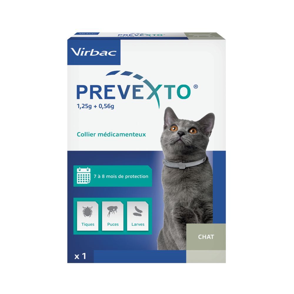 Prevexto - Collier Antiparasitaire Chat 1 Unité