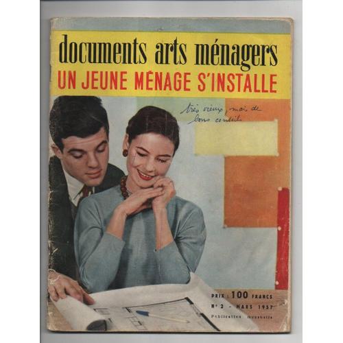 Documents Arts Ménagers, Mars 1957, Jeune Ménage S'installe