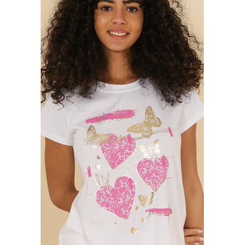 T-Shirt D'ete Multicolore Femme Ki&love Paris Taille Unique