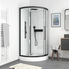 Cabine de douche 1/4 de cercle ROND - 90x90x217cm - FACTORY 2 ROUND