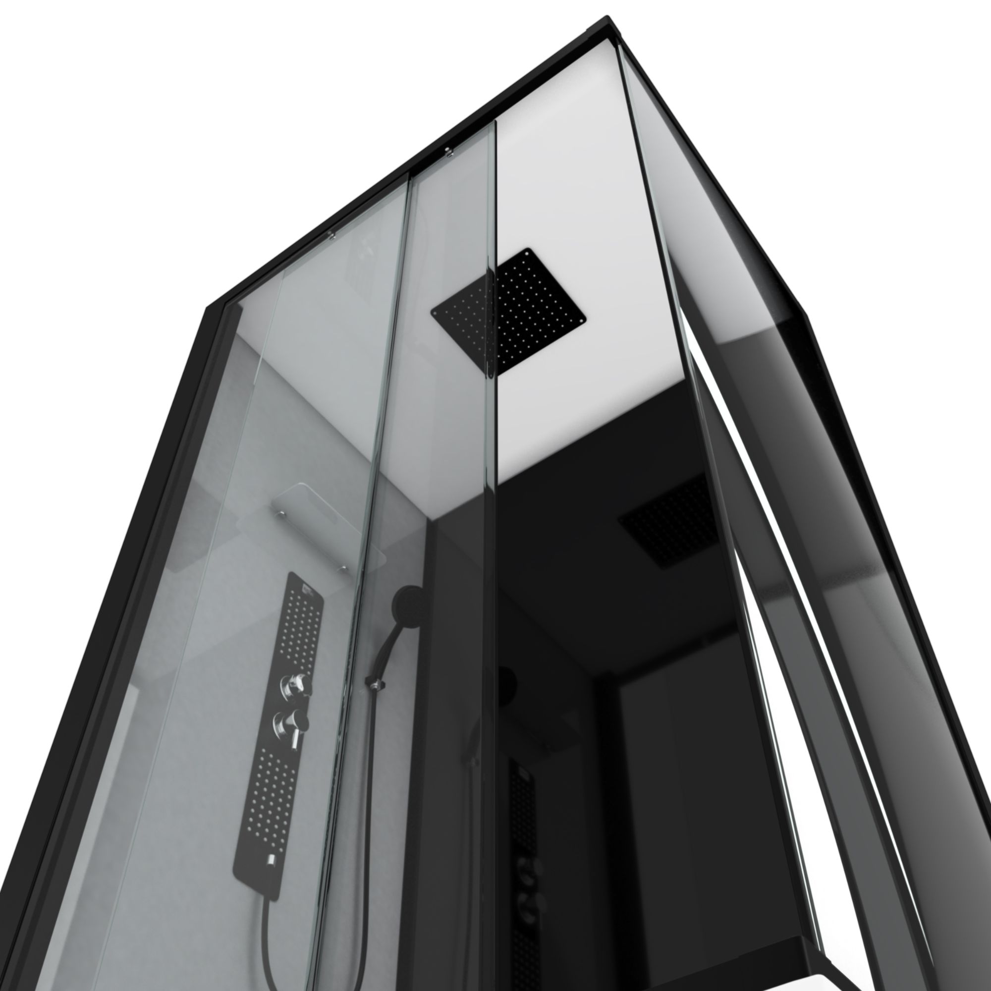 Cabine de douche rectangle 110x80x215cm - DUALITY RECTANGLE - 2