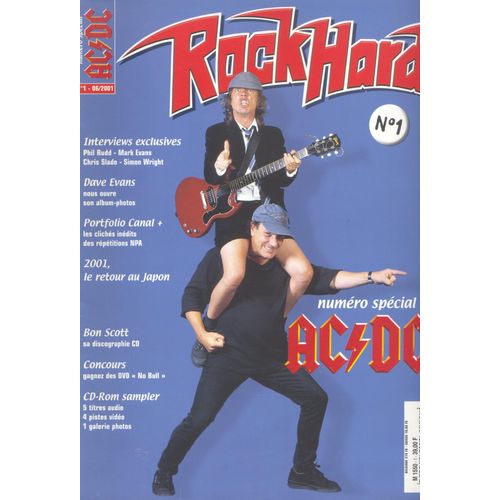 Magazine Rock Hard N°1 Juin 2001 : Spécial Ac/Dc.