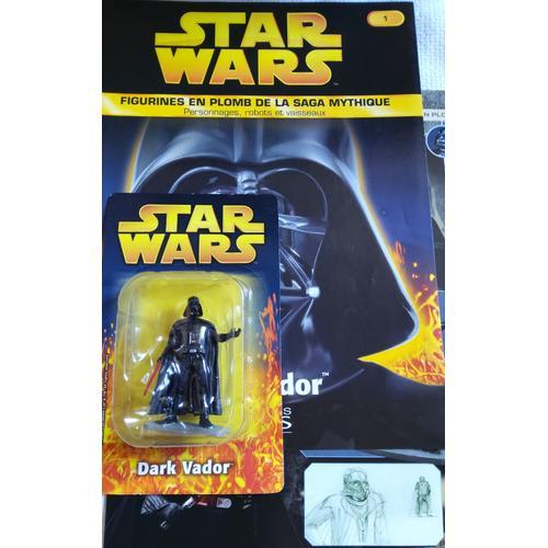 Figurine Star Wars En Plomb N° 01 : Dark Vador Avec Fiche Et Fascicule Atlas
