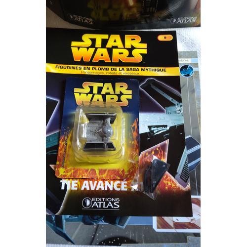 Figurine Star Wars En Plomb N° 09 : Tie Advance X1 Avec Fiche Et Fascicule Atlas