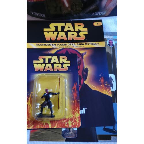 Figurine Star Wars En Plomb N° 08 : Dark Maul Avec Fiche Et Fascicule Atlas