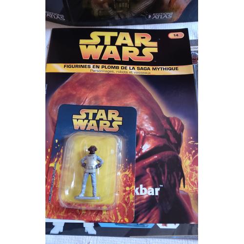 Figurine Star Wars En Plomb N° 14 : Amiral Ackbar Avec Fiche Et Fascicule Atlas