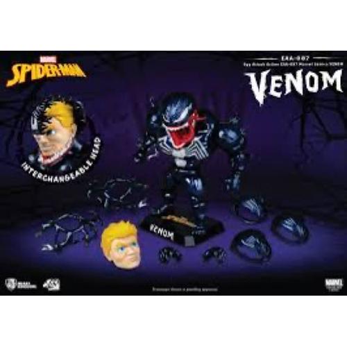 Figurine Articulée Venom Marvel Egg Attack - Eaa-087 - Venom - Noir - 15cm