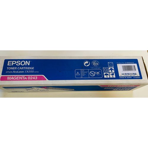 Cartouche de toner Epson - MAGENTA 0243 - originale - pour AcuLaser C4200 / C13S0502423