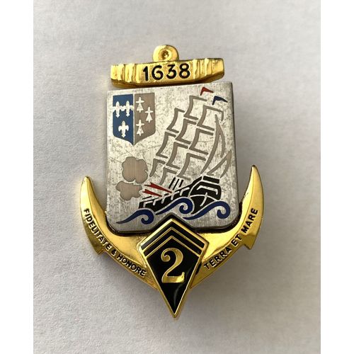 Insigne 2e Régiment D'infanterie De Marine (2e Rima) ( Arthus Bertrand Pour Les Éditions Atlas)