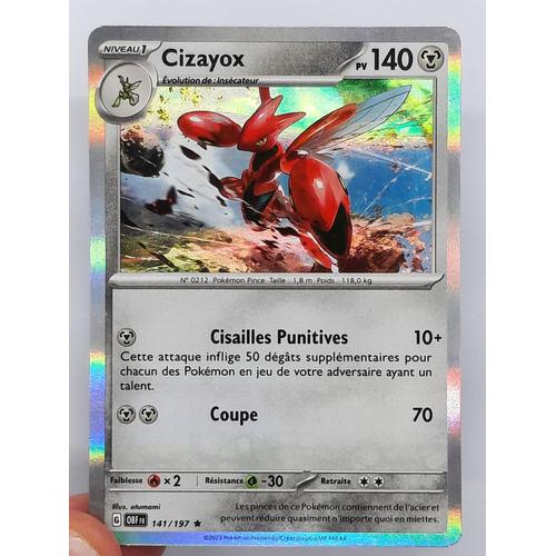 Cizayox Holo - Pokémon - Set Flammes Obsidiennes - 141/197 - Ev03 - Française
