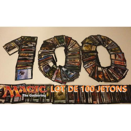 Magic The Gathering- Lot De 100 Cartes Jetons/Tokens En Vf Ou Vo