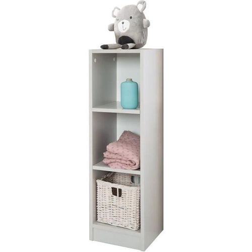 Étagère Pour Chambre De Bébé Roba Maren 2 - Cube De Rangement À 3 Cases - Gris Clair