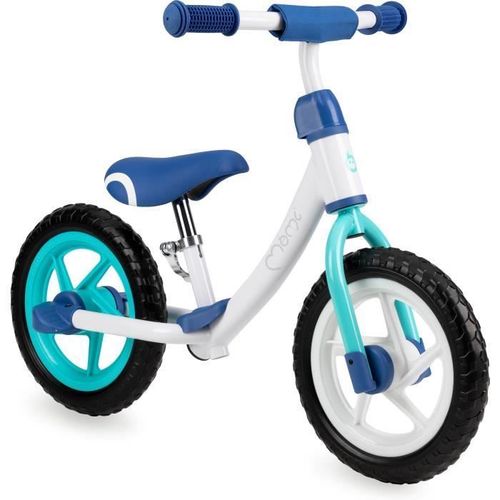 Momi Ross - Velo Bebe Draisienne - Sans Pedales - 12" Roues - Style Sportif - Bleu