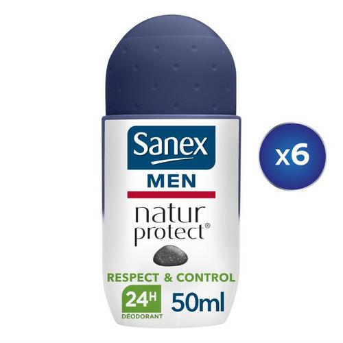 Pack De 6 - Sanex Déodorant Anti-Transpirant Homme Men Dermo 48h Bille - 50ml 