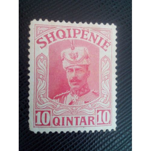 Timbre Albanie M I Iv Prince Guillaume De Wied 1914 ( 120208 )