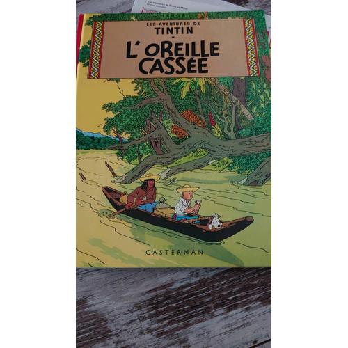 L'oreille Cassé Tintin Vintage Bande Dessinée