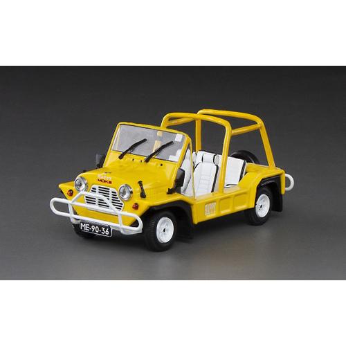 Mini Moke Jaune Rhd - Avec 2 Figurines 1/43 Vitesse-Vitesse