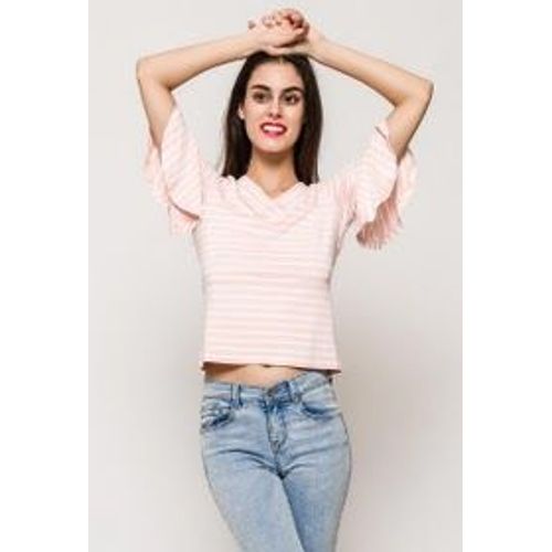 T-Shirt Rose Femme Mg Monogram Paris Taille S