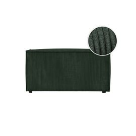 Clarisse - Pouf En Velours Côtelé - Vert Foncé
