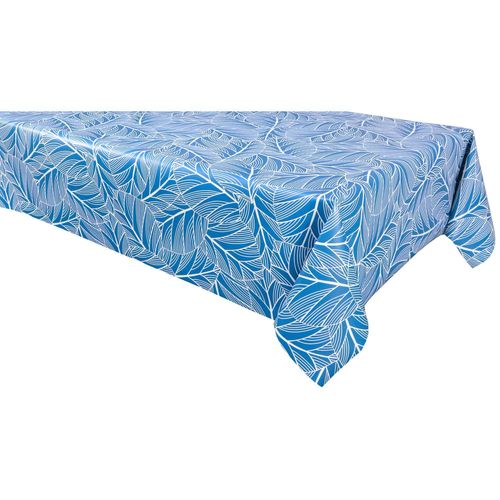 Nappe En Toile Cirée Rectangulaire Eloa - 140 X 200 Cm - Bleu