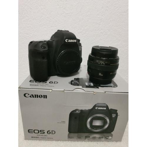 Canon eos 6D Reflex 20.2 mpix + Objectif 50 mm 1.4