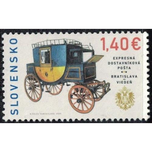 Slovaquie 2023 Used Service De Diligence Express Bratislava Vienne Y&t Sk 881 Su