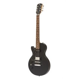 Stagg Sel-Hb90 Blk Lh - Guitare Électrique Gaucher Série Standard Corps Acajou Massif - Noire