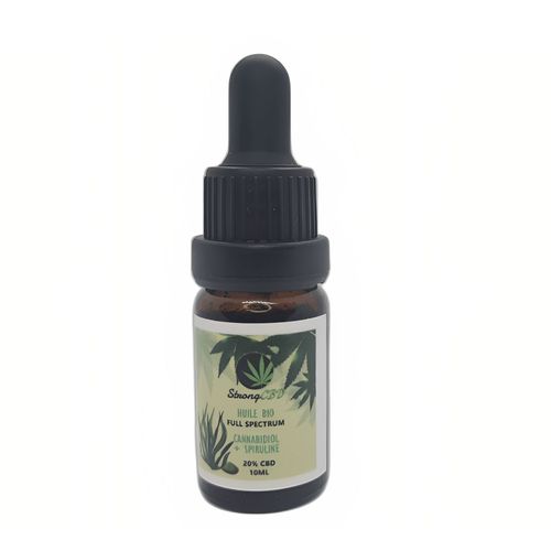 Huile Cbd 20% Full Spectrum Bio + Spiruline 