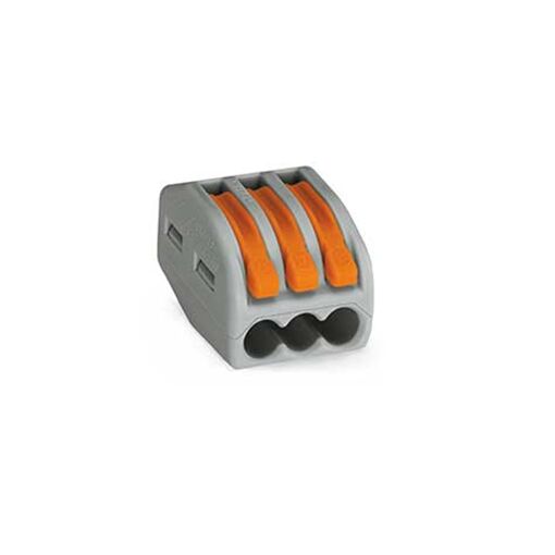 Bornes wago 3 entrees sachet de 10 &Eacute;lectricit&eacute;