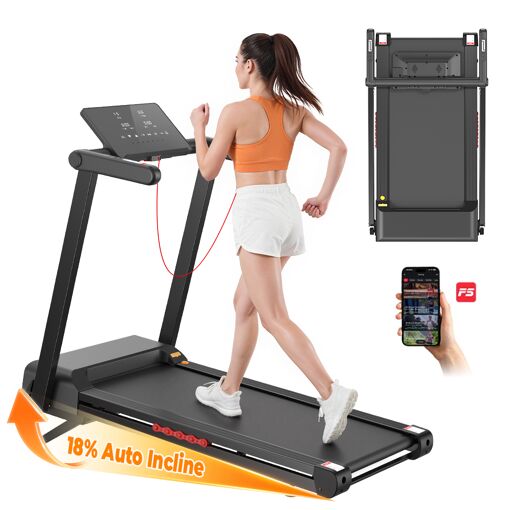 Tapis de Course JT62 Tapis de Marche Pliable,Moteur 4.0HP,Inclinaison Anto