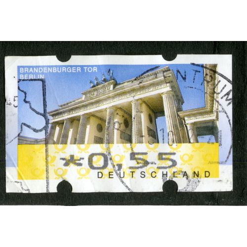 Timbre Oblitéré Deutschland Brandenburger Tor Berlin