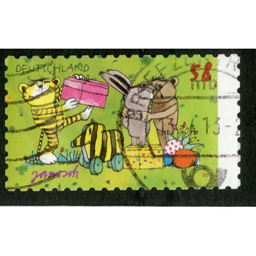 Timbre Oblitéré Deutschland, Janosch, 2013, 58