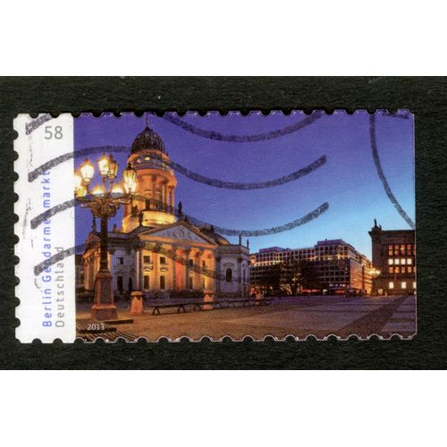 Timbre Oblitéré Deutschland, Berlin Gendarmenmarkt , 2013, 58