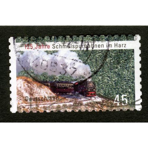 Timbre Oblitéré Deutschland, 125 Jahre Schmalspurbahnen Im Harz, 2012, 45