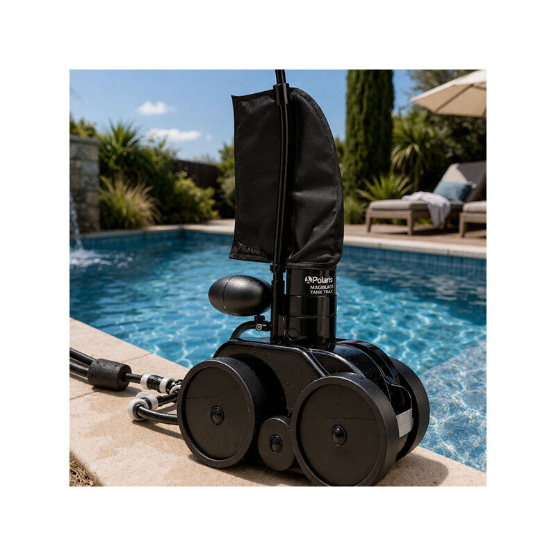 Robot piscine Zodiac Polaris 280 MAGIblack TankTrax sp&eacute;cial piscine liner