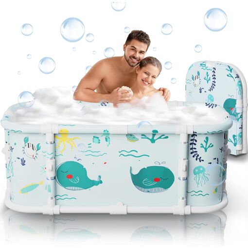 Subzonal-Baignoire Portable, Baignoire Pliable De 120 Cm Sans Insta...