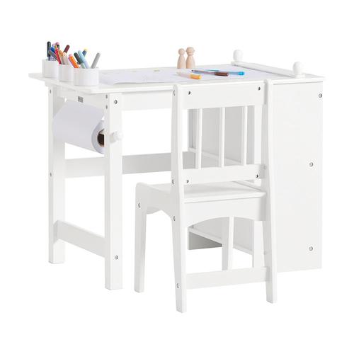 Ensemble Table Et Chaise Enfant Avec 2 Étagères, Kmb60-W