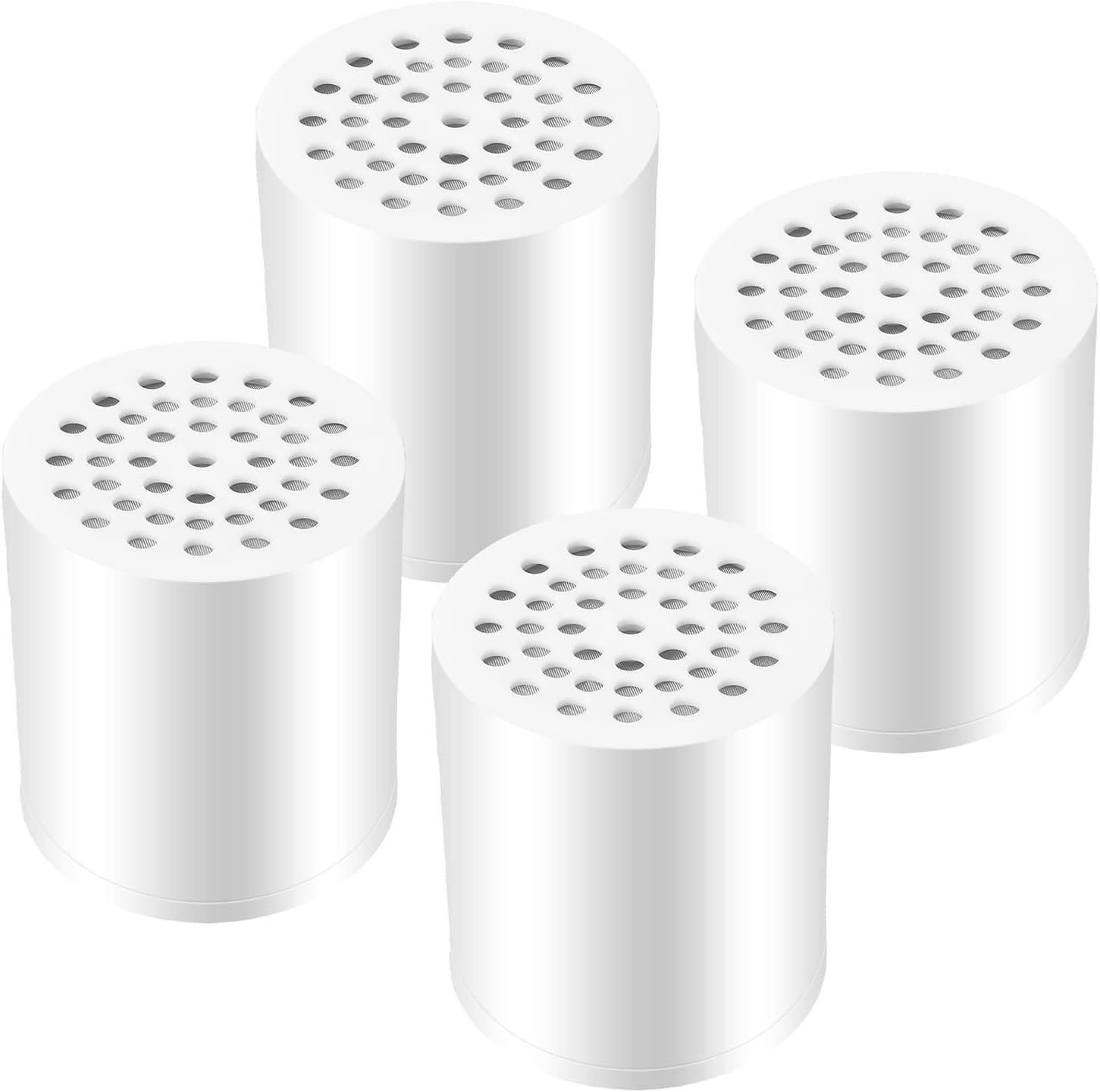SUBZONAL-Lot de 4 filtres de douche universels à 20 étapes