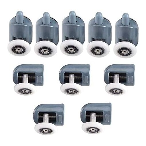 SUBZONAL-10 Pcs Roulette Porte Coulissante, Roulettes Coulissantes ...
