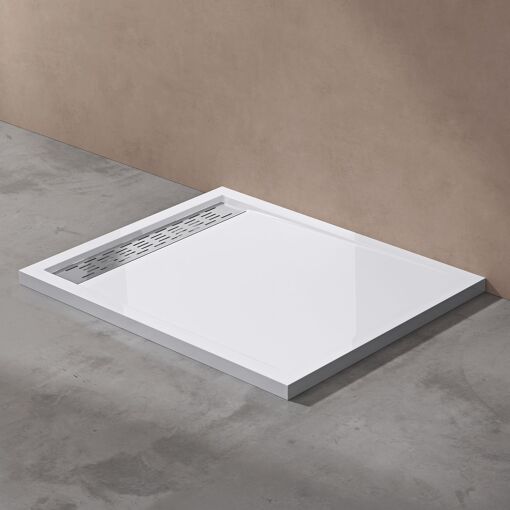 SUBZONAL-Receveur de Douche Blanc Bac Ă Douche Extra Plat Rectangul...