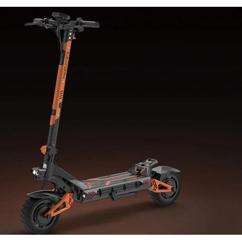 Kukirin G3 Pro Trottinette Electrique Pliable 2400w 1200*2 Double Moteur 65km/H, Batterie 23ah, Portée 80km, 10 Pouces Pneus Tout-Terrain, Frein Huile, Régulateur Vitesse, Absorption Chocs Avant Arrière