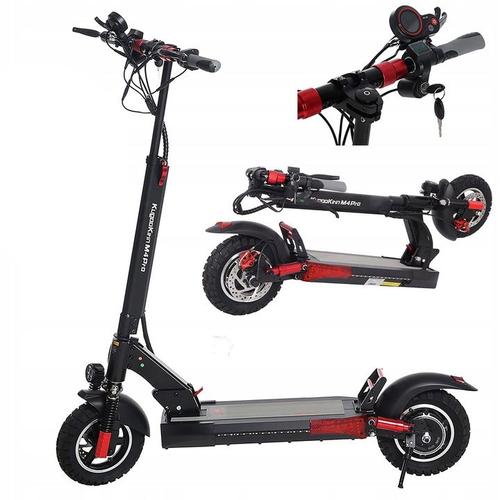 Kukirin M4 Pro Trottinette Electrique Pliable Pneus Tout-Terrain 10 Pouces, Batterie 48v18ah, Moteur 500w, Vitesse Pointe 50km/H, Portée 70km, Freins Double Disque Avant Arrière, Ip54, Siège Amovible