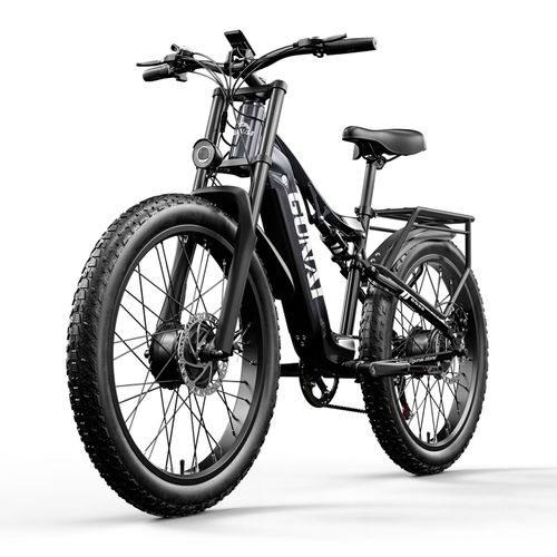 Gunai Gn68 26 Vélo Électrique Avec 2000w 17.5ah Batterie Samsung 840wh Vitesse Max 48km/H Ip45 Niveau D'étanchéité Gradeability - Noir