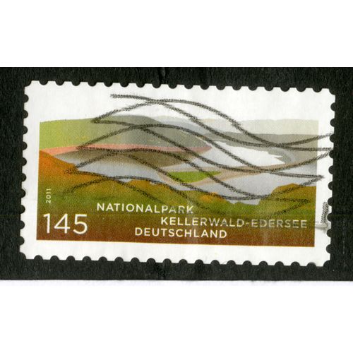 Timbre Oblitéré Deutschland, National Park Kellerwald-Edersee , 2011, 145